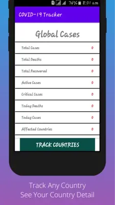 CoronaVirus/COVID-19 Tracker android App screenshot 3