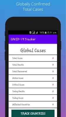 CoronaVirus/COVID-19 Tracker android App screenshot 4